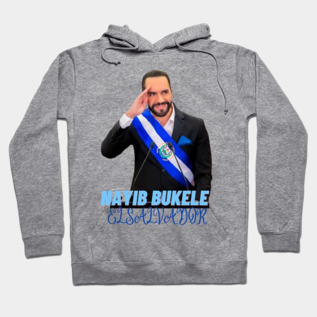 NAYIB BUKELE, PRESIDENTE DE EL SALVADOR Hoodie by Talcomunca